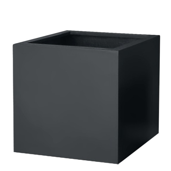 ΚΑΣΠΩ FIBERGLASS ΤΕΤΡΑΓΩΝΟ ΑΝΘΡΑΚΙ MAT - 90x90x90cm – Αναβαθμίζει άμεσα τον χώρο σου | iroots.gr