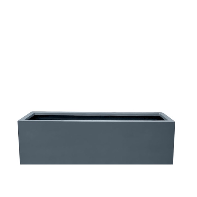 ΚΑΣΠΩ FIBERGLASS ΖΑΡΝΤΙΝΙΕΡΑ ΜΠΛΕ/ΓΚΡΙ ΜΑΤ - 125x30x40cm – Αναβαθμίζει άμεσα τον χώρο σου | iroots.gr