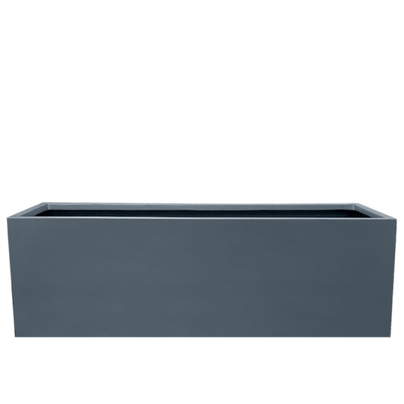 ΚΑΣΠΩ FIBERGLASS ΖΑΡΝΤΙΝΙΕΡΑ ΜΠΛΕ/ΓΚΡΙ ΜΑΤ - 150x40x50cm – Δίνει premium χαρακτήρα στο περιβάλλον | iroots.gr