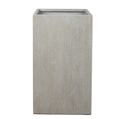 ΚΑΣΠΩ FIBERCLAY LARGE ΜΠΕΖ ΤΕΤΡΑΓΩΝΟ ΨΗΛΟ - 41x41x78 – Δημιουργεί αίσθηση πολυτέλειας χωρίς κόπο | iroots.gr