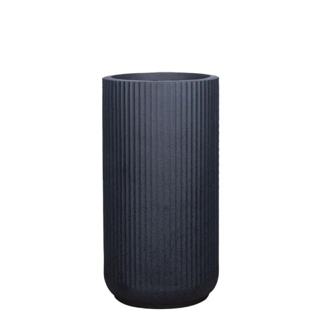 ΚΑΣΠΩ FIBERCLAY MEDIUM ΜΑΥΡΟ ΓΡΑΝΙΤΗ ΚΙΟΝΑΣ ΨΗΛΟ - Φ33x63xm – Προσφέρει μοναδική αισθητική | iroots.gr