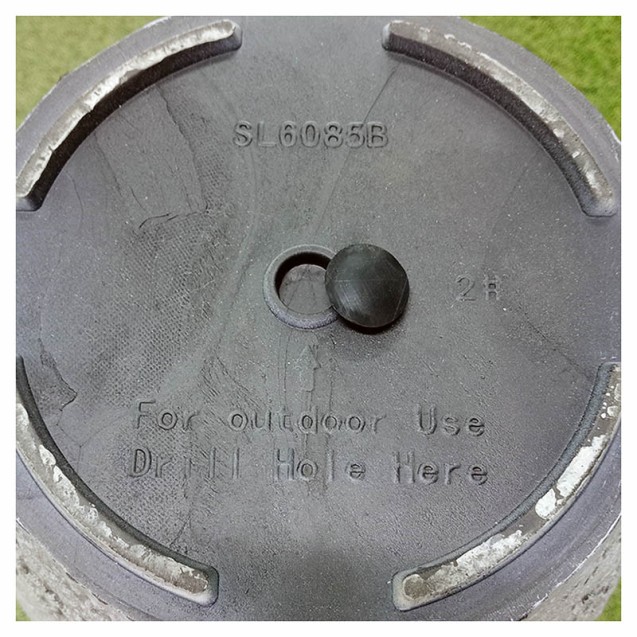 STONE POLYRESIN ΚΑΣΠΩ ΜΕ ΠΙΑΤΟ ΓΚΡΙ ΦΘΑΡΜΕΝΟΣ ΒΡΑΧΟΣ ΜΙΚΡΟ - Φ35.5x49.5cm