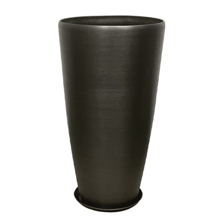 STONE POLYRESIN ΚΑΣΠΩ ΜΕ ΠΙΑΤΟ ΓΚΡΙ ΟΨΙΔΙΑΝΟY ΜΕΓΑΛΟ - Φ40x75.5cm