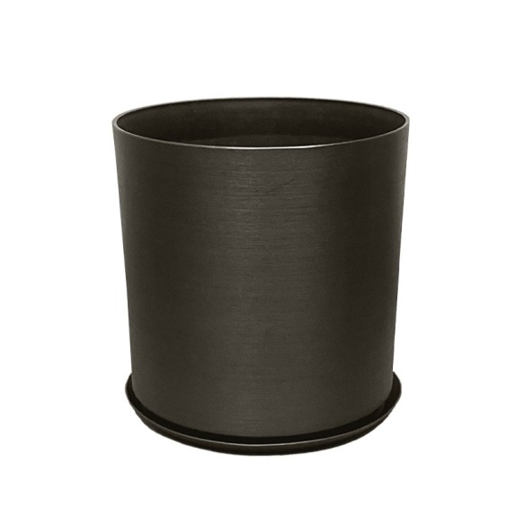 STONE POLYRESIN ΚΑΣΠΩ ΜΕ ΠΙΑΤΟ ΓΚΡΙ ΟΨΙΔΙΑΝΟY ΜΕΓΑΛΟ - Φ43x43.5cm – Προσφέρει μοναδική αισθητική | iroots.gr