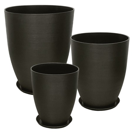 STONE POLYRESIN ΚΑΣΠΩ ΜΕ ΠΙΑΤΟ ΣΕΤ/6 ΓΚΡΙ ΟΨΙΔΙΑΝΟY - L:Φ43x52.5, M:Φ35x42.5, S:Φ28x34.5cm – Αναβαθμίζει άμεσα τον χώρο σου | ir