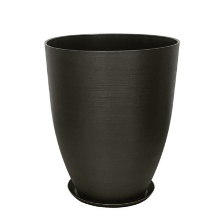 STONE POLYRESIN ΚΑΣΠΩ ΜΕ ΠΙΑΤΟ ΓΚΡΙ ΟΨΙΔΙΑΝΟY ΜΕΓΑΛΟ - Φ43x52.5cm – Προσφέρει μοναδική αισθητική | iroots.gr