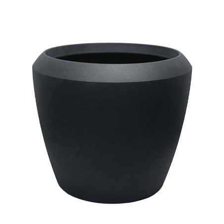 POLYRESIN ΚΑΣΠΩ ΜΑΥΡΟ ΑΝΘΡΑΚΙ ΠΟΜΠΕ ΜΕΓΑΛΟ - Φ55.6x48.4cm – Ταιριάζει σε κάθε μοντέρνο ή επαγγελματικό χώρο | iroots.gr