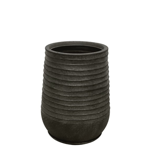 POLYRESIN ΚΑΣΠΩ ΜΕ ΠΙΑΤΟ ΣΕΤ/6 ΜΑΥΡΟ ΠΑΛΑΙΩΜΕΝΟ ΒΑΡΕΛΙ ΜΕΣΑΙΟ - Φ39x51cm – Αναβαθμίζει άμεσα τον χώρο σου | iroots.gr