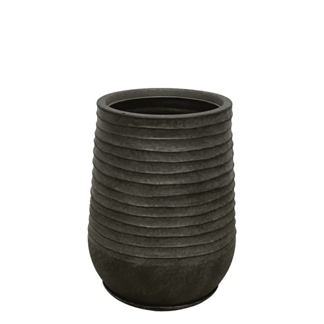 POLYRESIN ΚΑΣΠΩ ΜΕ ΠΙΑΤΟ ΣΕΤ/6 ΜΑΥΡΟ ΠΑΛΑΙΩΜΕΝΟ ΒΑΡΕΛΙ ΜΕΣΑΙΟ - Φ39x51cm – Αναβαθμίζει άμεσα τον χώρο σου | iroots.gr