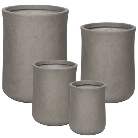 ΚΑΣΠΩ FIBERCLAY ΣΕΤ/4 ΜΟΚΚΑ KAZANI ΨΗΛΟ - S:Φ28x38, M:Φ35x48, L:Φ45.5x60, XL:Φ55x76.5cm 12/ΠΑΛ