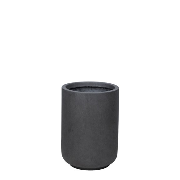 ΚΑΣΠΩ FIBERCLAY ΜΑΥΡΟ ΑΝΘΡΑΚΙ ΒΑΡΕΛΙ ΜΙΚΡΟ - Φ28.5x40cm – Δημιουργεί αίσθηση πολυτέλειας χωρίς κόπο | iroots.gr