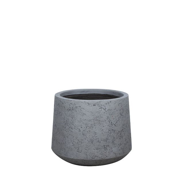 ΚΑΣΠΩ FIBERCLAY ΓΚΡΙ ΤΣΙΜΕΝΤΟΥ ΚΩΝΙΚΟ ΚΟΝΤΟ ΜΕΣΑΙΟ - Φ41x33cm – Ταιριάζει σε κάθε μοντέρνο ή επαγγελματικό χώρο | iroots.gr