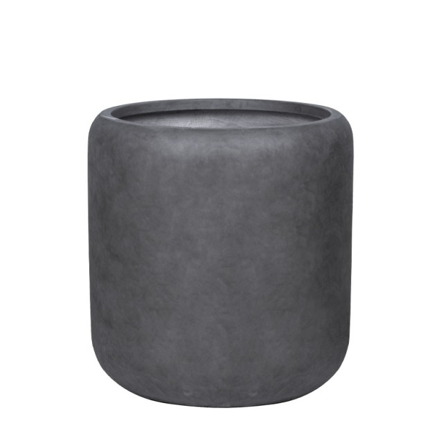 ΚΑΣΠΩ FIBERCLAY ΓΚΡΙ ΑΝΘΡΑΚΙ ΒΑΡΕΛΙ ΠΟΜΠΕ ΜΕΓΑΛΟ - Φ54x55cm – Αναβαθμίζει άμεσα τον χώρο σου | iroots.gr