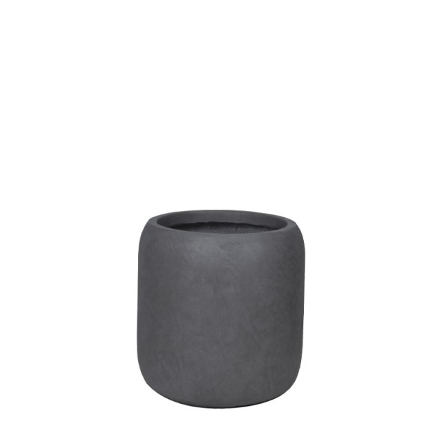 ΚΑΣΠΩ FIBERCLAY ΓΚΡΙ ΑΝΘΡΑΚΙ ΒΑΡΕΛΙ ΠΟΜΠΕ ΜΙΚΡΟ - Φ32x34cm – Ταιριάζει σε κάθε μοντέρνο ή επαγγελματικό χώρο | iroots.gr