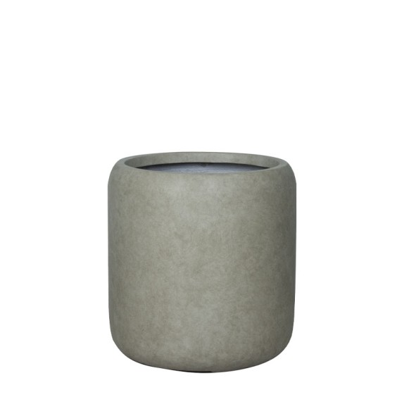 ΚΑΣΠΩ FIBERCLAY ΓΚΡΙ-ΛΑΔΙ ΒΑΡΕΛΙ ΠΟΜΠΕ ΜΕΣΑΙΟ - Φ42x43cm – Προσφέρει μοναδική αισθητική | iroots.gr