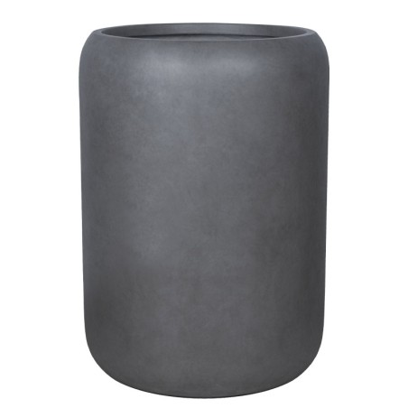 ΚΑΣΠΩ FIBERCLAY ΓΚΡΙ ΑΝΘΡΑΚΙ ΒΑΡΕΛΙ ΠΟΜΠΕ ΨΗΛΟ ΜΕΓΑΛΟ - Φ54x76cm – Δίνει premium χαρακτήρα στο περιβάλλον | iroots.gr