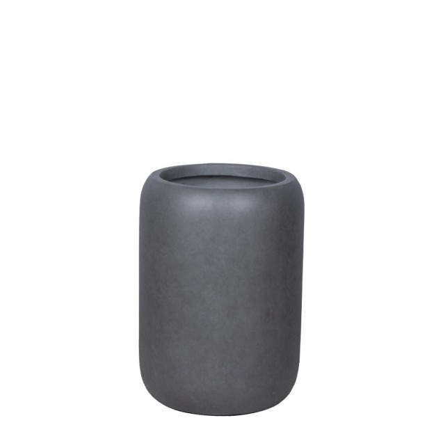 ΚΑΣΠΩ FIBERCLAY ΓΚΡΙ ΑΝΘΡΑΚΙ ΒΑΡΕΛΙ ΠΟΜΠΕ ΨΗΛΟ ΜΙΚΡΟ - Φ32x45cm – Δίνει premium χαρακτήρα στο περιβάλλον | iroots.gr