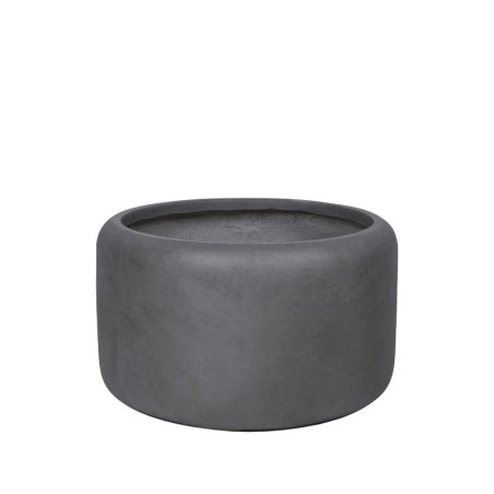 ΚΑΣΠΩ FIBERCLAY ΓΚΡΙ ΑΝΘΡΑΚΙ ΒΑΡΕΛΙ ΠΟΜΠΕ ΚΟΝΤΟ ΜΕΓΑΛΟ - Φ55x33cm – Δημιουργεί αίσθηση πολυτέλειας χωρίς κόπο | iroots.gr