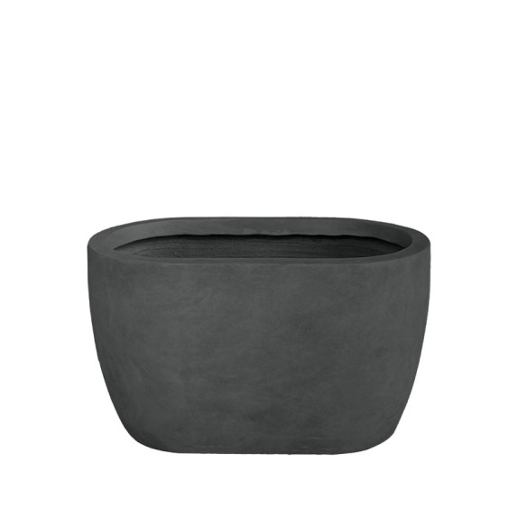 ΖΑΡΝΤΙΝΙΕΡΑ ΜΙΚΡΗ ΑΠΌ ΕΛΑΦΡΥ ΤΣΙΜΕΝΤΟ ΜΑΥΡΟ ΟΡΘΟΓΩΝΙΑ - 58x34x32cm – Αναβαθμίζει άμεσα τον χώρο σου | iroots.gr