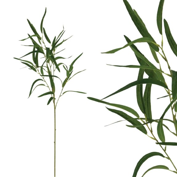 ΚΛΑΔΙ ΜΠΑΜΠΟΥ ΑΝΟΙΧΤΟ ΠΡΑΣΙΝΟ REAL TOUCH ΜΕ 6 ΣΤΕΛΕΧΗ - Υ94cm 24/432ΚΙΒ – Ταιριάζει σε κάθε μοντέρνο ή επαγγελματικό χώρο | iroo