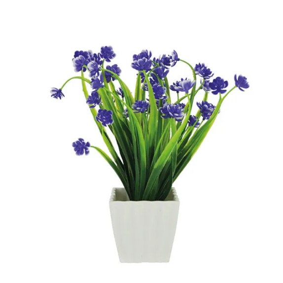 ΓΛΑΣΤΡΑΚΙ ME ΛΟΥΛΟΥΔΑΚΙΑ ΜΩΒ - 8x8x23cm 96/ΚΙΒ – Προσφέρει μοναδική αισθητική | iroots.gr