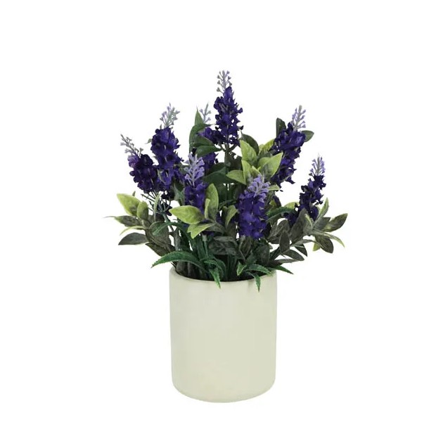 ΜΩΒ ΣΥΝΘΕΣΗ ΛΕΒΑΝΤΑ ΣΕ ΚΕΡΑΜΙΚΟ ΚΑΣΠΩ - Φ20x30cm – Δίνει premium χαρακτήρα στο περιβάλλον | iroots.gr