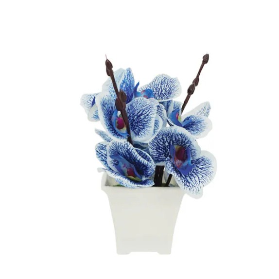 ΛΟΥΛΟΥΔΙ ΜΠΛΕ ΣΕ ΓΛΑΣΤΡΑΚΙ 7x19cm 1/144KIB – Δημιουργεί αίσθηση πολυτέλειας χωρίς κόπο | iroots.gr