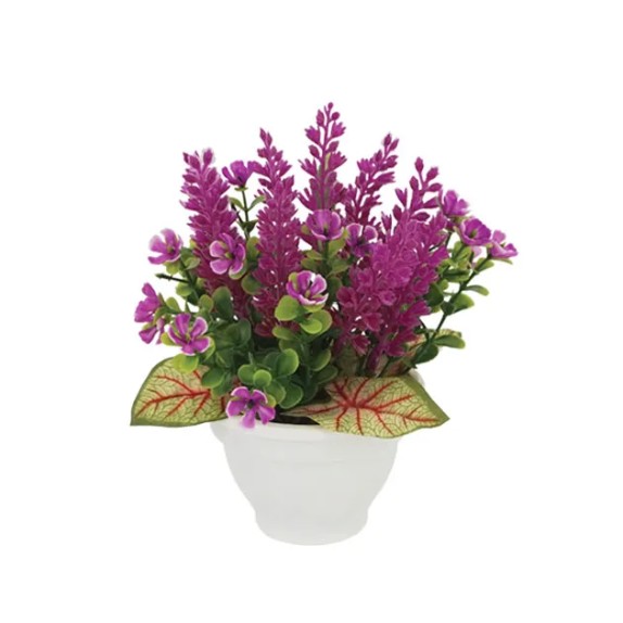 ΦΟΥΞ ΜΙΝΙ ΑΝΘΟΣΥΝΘΕΣΗ ΣΕ ΠΛΑΣΤΙΚΟ ΓΛΑΣΤΡΑΚΙ - Y18cm – Προσφέρει μοναδική αισθητική | iroots.gr