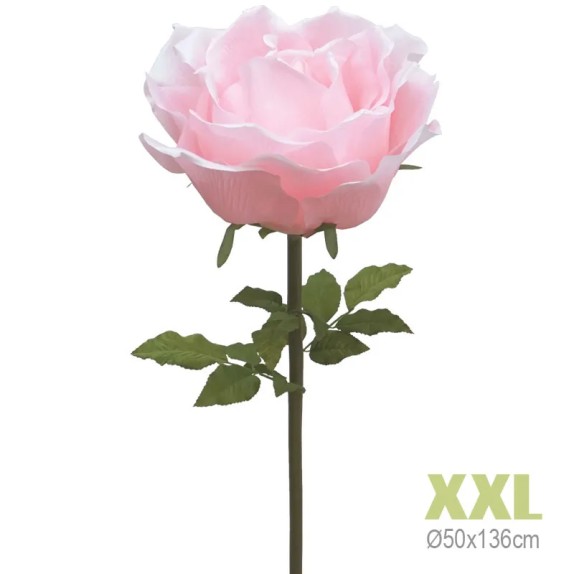 ΚΛΑΔΙ ΤΡΙΑΝΤΑΦΥΛΛΟ ΡΟΖ ΓΙΓΑΣ XXL - Φ50x136cm 6/KIB – Δημιουργεί αίσθηση πολυτέλειας χωρίς κόπο | iroots.gr