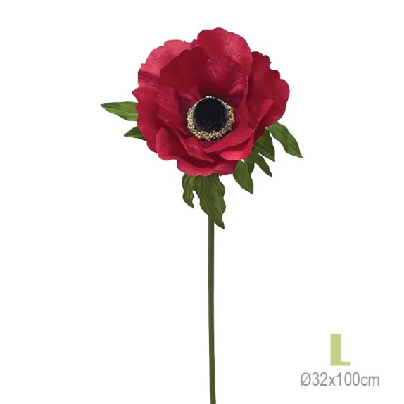 ΚΛΑΔΙ ΑΝΕΜΟΝΗ ΚΟΚΚΙΝΟ ΓΙΓΑΣ L - Φ32x100cm 12/ΚΙΒ – Αναβαθμίζει άμεσα τον χώρο σου | iroots.gr