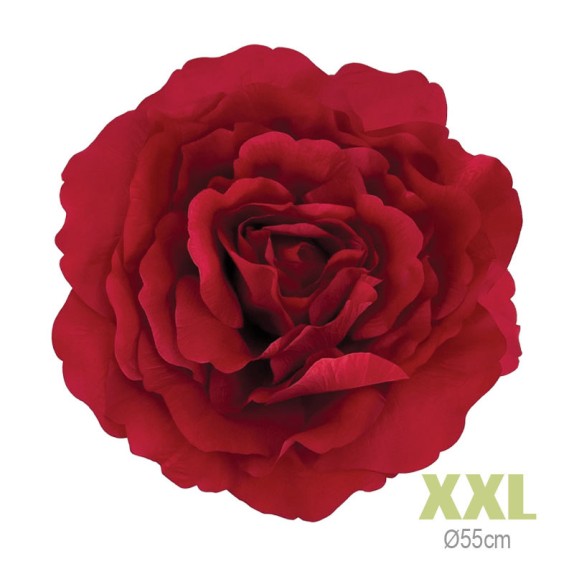 ΚΡΕΜΑΣΤΟ ΑΝΘΟΣ ΤΡΙΑΝΤΑΦΥΛΛΟ ΚΟΚΚΙΝΟ ΓΙΓΑΣ XXL - Φ55cm 6/ΚΙΒ – Δίνει premium χαρακτήρα στο περιβάλλον | iroots.gr