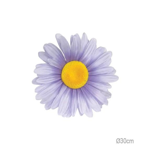 ΚΡΕΜΑΣΤΟ ΑΝΘΟΣ ΜΑΡΓΑΡΙΤΑ ΛΙΛΑ ΓΙΓΑΣ - Φ30x9cm 24/ΚΙΒ – Δημιουργεί αίσθηση πολυτέλειας χωρίς κόπο | iroots.gr