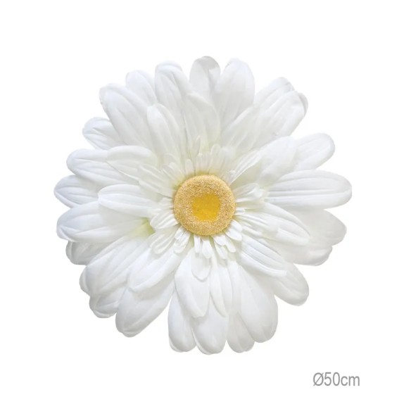 ΚΡΕΜΑΣΤΟ ΑΝΘΟΣ ΜΑΡΓΑΡΙΤΑ ΛΕΥΚΟ ΓΙΓΑΣ - Φ50x15cm 24/ΚΙΒ – Αναβαθμίζει άμεσα τον χώρο σου | iroots.gr