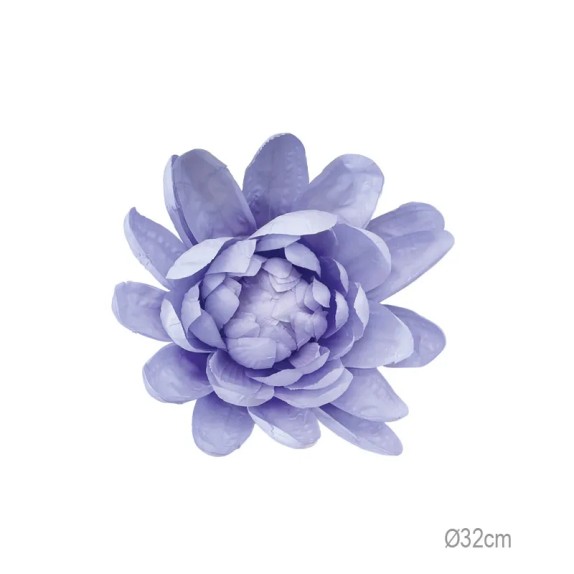 ΚΡΕΜΑΣΤΟ ΑΝΘΟΣ ΝΟΥΦΑΡΟ ΛΙΛΑ ΓΙΓΑΣ - Φ32x18cm 12/ΚΙΒ – Δημιουργεί αίσθηση πολυτέλειας χωρίς κόπο | iroots.gr