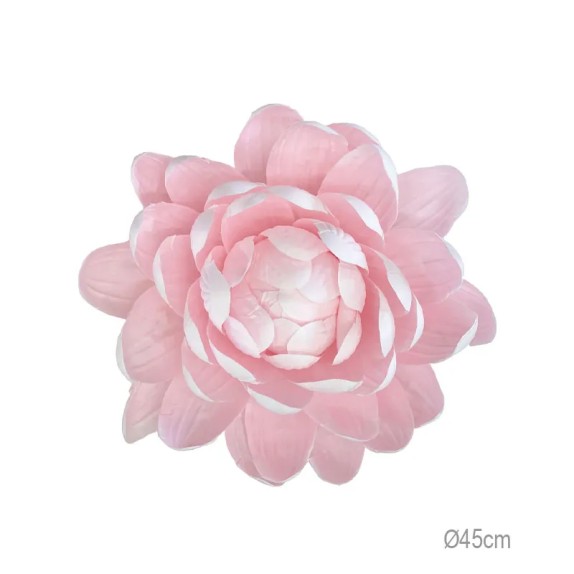 ΚΡΕΜΑΣΤΟ ΑΝΘΟΣ ΝΟΥΦΑΡΟ ΡΟΖ ΓΙΓΑΣ - Φ45x20cm 6/ΚΙΒ – Αναβαθμίζει άμεσα τον χώρο σου | iroots.gr