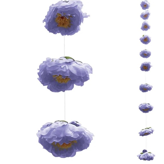 ΓΙΡΛΑΝΤΑ ΠΑΙΩΝΙΑ ΛΙΛΑ ΓΙΓΑΣ 10 ΑΝΘΗ - 11x180cm 6/ΚΙΒ – Δίνει premium χαρακτήρα στο περιβάλλον | iroots.gr