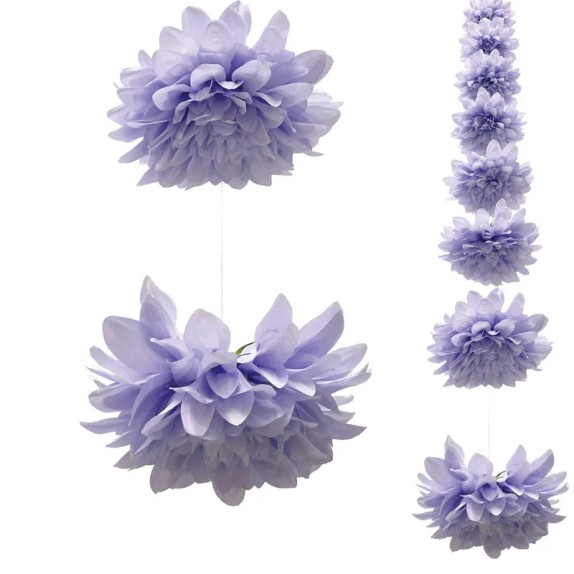 ΓΙΡΛΑΝΤΑ ΝΤΑΛΙΑ ΛΙΛΑ ΓΙΓΑΣ 10 ΑΝΘΗ - Φ18x180cm 6/ΚΙΒ – Ταιριάζει σε κάθε μοντέρνο ή επαγγελματικό χώρο | iroots.gr