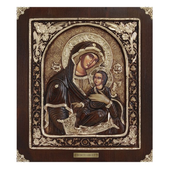 ΞΥΛΙΝΗ ΕΙΚΟΝΑ -ΒΕΝΕΤΣΙΑΝΙΚΗ (ΜΕ ΑΝΘΗ)- ΑΝΑΓΛΥΦΗ ΜΕ ΦΥΛΛΑ ΧΡΥΣΟΥ - 32x36.5cm – Προσφέρει μοναδική αισθητική | iroots.gr