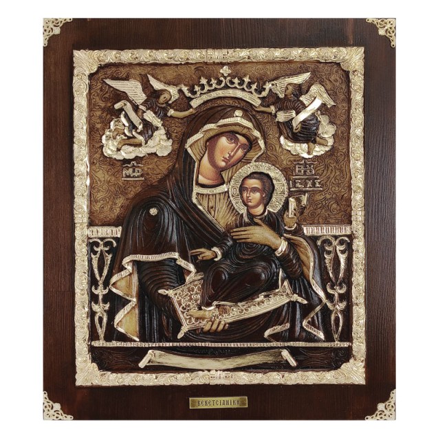 ΞΥΛΙΝΗ ΕΙΚΟΝΑ -ΒΕΝΕΤΣΙΑΝΙΚΗ (ΜΕ ΑΓΓΕΛΟΥΣ)- ΑΝΑΓΛΥΦΗ ΜΕ ΦΥΛΛΑ ΧΡΥΣΟΥ - 35.5x40.5cm – Δημιουργεί αίσθηση πολυτέλειας χωρίς κόπο | 