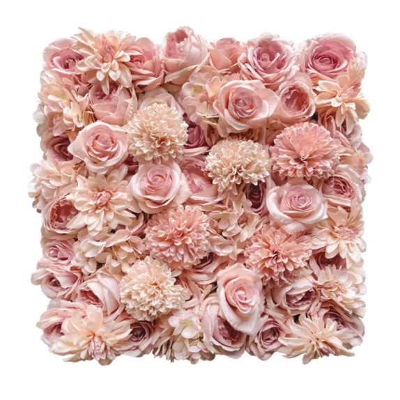 ΠΛΑΚΑΚΙ ΛΟΥΛΟΥΔΙΩΝ ΚΡΕΜΑΣΤΟ ΡΟΖ ΠΑΣΤΕΛ - 50x50cm 8/ΚΙΒ – Αναβαθμίζει άμεσα τον χώρο σου | iroots.gr