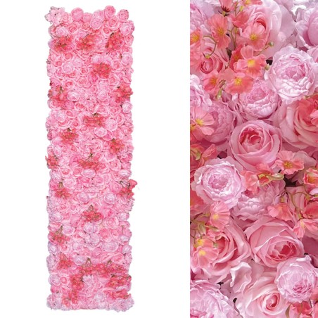 ΠΛΑΚΑΚΙ ΛΟΥΛΟΥΔΙΩΝ ΚΡΕΜΑΣΤΟ ΡΟΖ - 50x200cm 6/ΚΙΒ – Δημιουργεί αίσθηση πολυτέλειας χωρίς κόπο | iroots.gr