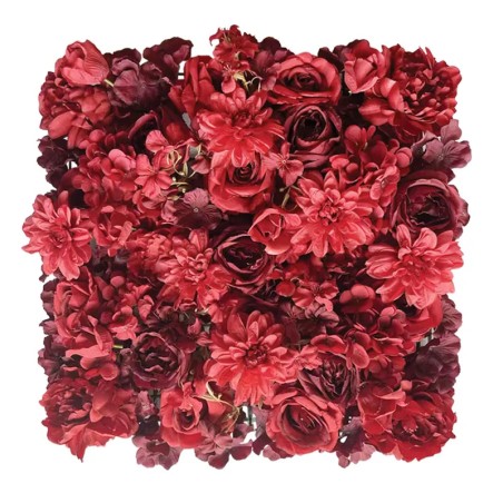 ΠΛΑΚΑΚΙ ΛΟΥΛΟΥΔΙΩΝ ΚΡΕΜΑΣΤΟ KOKKINO - 50x50cm 8/ΚΙΒ – Δίνει premium χαρακτήρα στο περιβάλλον | iroots.gr