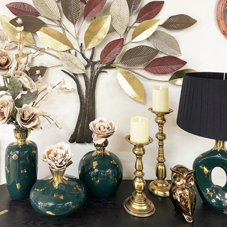 ΜΠΡΟΝΖΕ ΚΟΥΚΟΥΒΑΓΙΑ ΚΕΡΑΜΙΚΟ 11,5x10x19cm 1/24KIB – Ταιριάζει σε κάθε μοντέρνο ή επαγγελματικό χώρο | iroots.gr