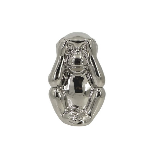 ΚΕΡΑΜΙΚΟ ΔΙΑΚΟΣΜΗΤΙΚΟ ΜΑΪΜΟΥ (MATIA ΚΛΕΙΣΤΑ) ΑΣΗΜΙ 8x7x13.5cm 1/24ΚΙΒ – Δημιουργεί αίσθηση πολυτέλειας χωρίς κόπο | iroots.gr