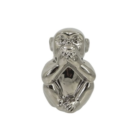 ΚΕΡΑΜΙΚΟ ΔΙΑΚΟΣΜΗΤΙΚΟ ΜΑΪΜΟΥ (ΣΤΟΜΑ ΚΛΕΙΣΤΟ) ΑΣΗΜΙ 8x7x13.5cm 1/24ΚΙΒ – Προσφέρει μοναδική αισθητική | iroots.gr