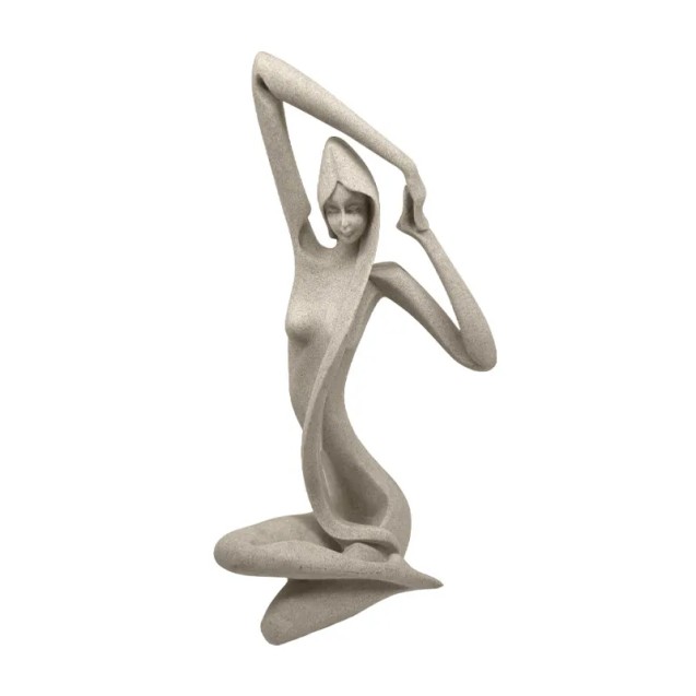 ΕΠΙΤΡΑΠΕΖΙΟ ΔΙΑΚΟΣΜΗΤΙΚΟ ΕΚΡΟΥ ΓΥΝΑΙΚΑ ΜΕ ΜΑΚΡΙΑ ΜΑΛΛΙΑ - 20x13x40cm 1/12ΚΙΒ – Δημιουργεί αίσθηση πολυτέλειας χωρίς κόπο | iroot