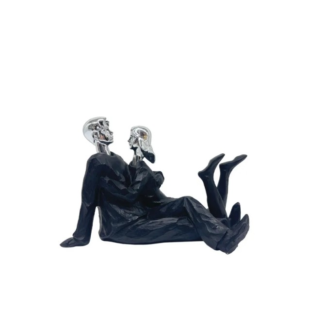 ΕΠΙΤΡΑΠΕΖΙΟ ΔΙΑΚΟΣΜΗΤΙΚΟ ΜΑΥΡΟ/ΝΙΚΕΛ ΖΕΥΓΑΡΙ ΚΑΤΩ ΑΓΚΑΛΙΑ - 16x8x11.5cm 1/36ΚΙΒ – Δίνει premium χαρακτήρα στο περιβάλλον | iroot