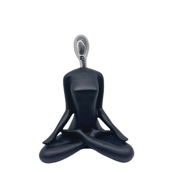 ΕΠΙΤΡΑΠΕΖΙΟ ΔΙΑΚΟΣΜΗΤΙΚΟ ΜΑΥΡΟ/ΝΙΚΕΛ ΓΙΟΓΚΑ ΙΙ - 20x9x21.5cm 1/36ΚΙΒ – Αναβαθμίζει άμεσα τον χώρο σου | iroots.gr