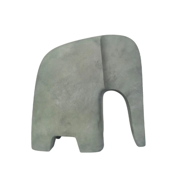ΚΕΡΑΜΙΚΟ ΔΙΑΚΟΣΜΗΤΙΚΟ ΕΛΕΦΑΝΤΑΣ ΜΙΝΙΜΑΛ ΓΚΡΙ ΠΕΤΡΑΣ - 36.5x13.5x35.5cm 2/ΚΙΒ – Προσφέρει μοναδική αισθητική | iroots.gr