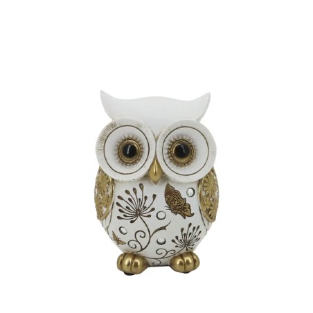 ΔΙΑΚΟΣΜΗΤΙΚΗ ΦΙΓΟΥΡΑ ΚΟΥΚΟΥΒΑΓΙΑ ΜΕ ΣΧΕΔΙΑ & ΣΤΡΑΣ - 10x7.5x13.5cm 48/KIB – Δίνει premium χαρακτήρα στο περιβάλλον | iroots.gr